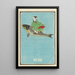 Catalogue illustré des bombes de jour n° 66 - Jinta Hirayama — framed artwork on a wall