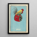 Catalogue illustré des bombes de jour n° 67 - Jinta Hirayama — framed artwork on a wall
