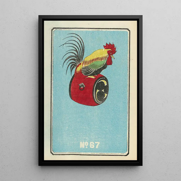 Catalogue illustré des bombes de jour n° 67 - Jinta Hirayama — framed artwork on a wall