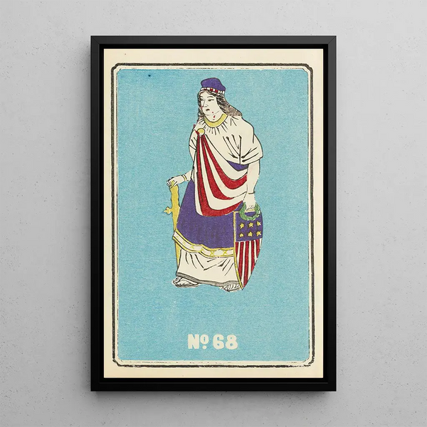 Catalogue illustré des bombes de jour n° 68 - Jinta Hirayama — framed artwork on a wall