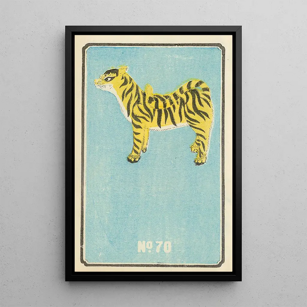 Catalogue illustré des bombes de jour n° 70 - Jinta Hirayama — framed artwork on a wall