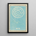 Illustrated Catalogue of Day Bombs No. 79 - Jinta Hirayama — framed artwork on a wall