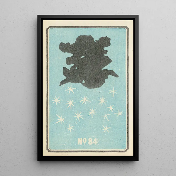 Catalogue illustré des bombes de jour n° 84 - Jinta Hirayama — framed artwork on a wall
