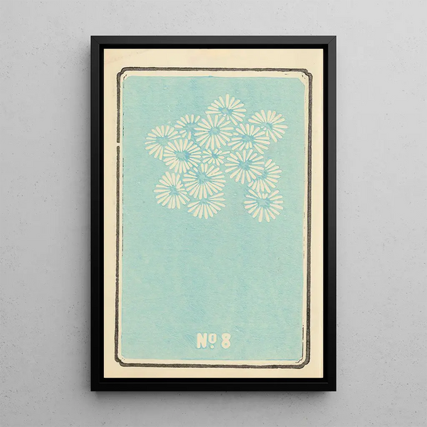 Illustrated Catalogue of Day Bombs No. 8 - Jinta Hirayama — framed artwork on a wall