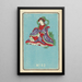 Illustrated Catalogue of Day Bombs No. 93 - Jinta Hirayama — framed artwork on a wall