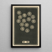 Fireworks at Night No. 30 - Jinta Hirayama — framed artwork on a wall