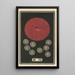 Fireworks at Night No. 70 - Jinta Hirayama — framed artwork on a wall