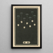 Fireworks at Night No. 80 - Jinta Hirayama — framed artwork on a wall