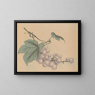 Hogajo Pl05 painting - Jiro Takeuchi — framed artwork on a wall