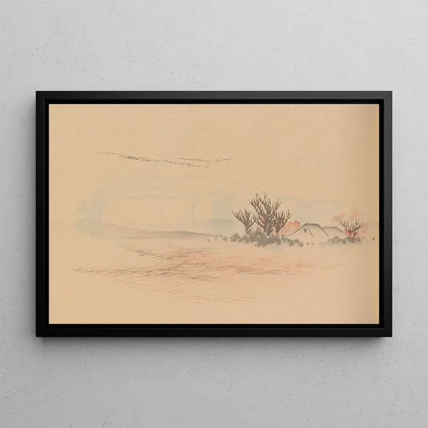 Hogajo Pl14 Painting - Jiro Takeuchi — framed artwork on a wall
