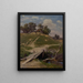 Cemetery - Jūlijs Feders — framed artwork on a wall