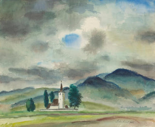 Landscape around Varn - Julius Schubert — artwork view