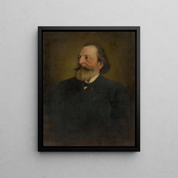 Portraits of Eugène Deil - Julius Lederer — framed artwork on a wall