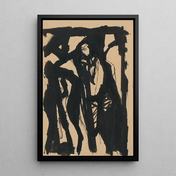 Figurative Study - Jan Novák — framed artwork on a wall
