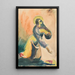 Saint priant - Jan Novák — framed artwork on a wall