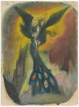 Jn Novk - Princess Abducted by a Monster with a Peacock Tail.webp