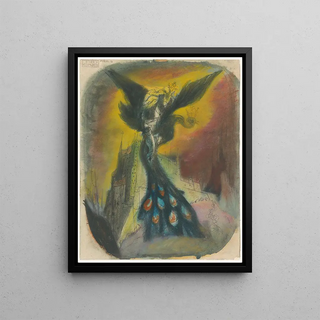 Jn Novk - Princess Abducted by a Monster with a Peacock Tail.webp