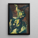 Sketch for a composition - Jan Novák — framed artwork on a wall