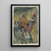 Study for a full-page illustration for a fairy tale - Jan Novák — framed artwork on a wall