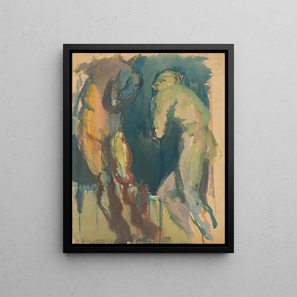 Couple - Jan Novák — framed artwork on a wall