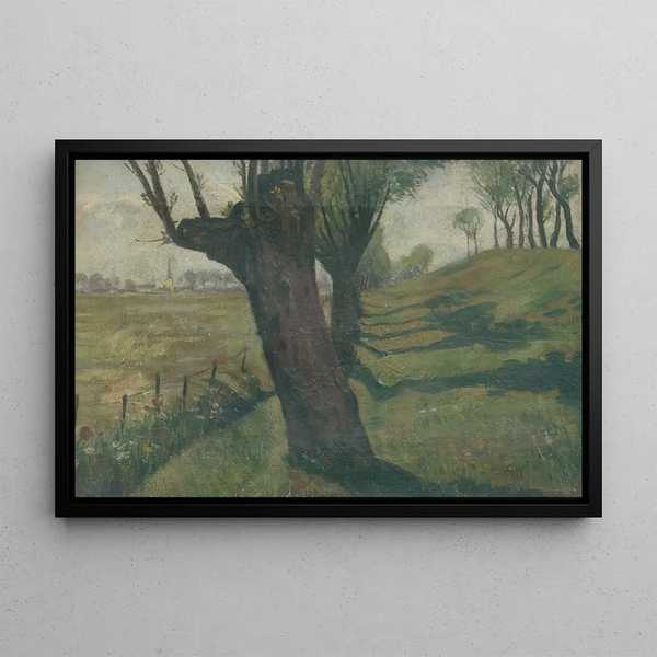 Landscape of Novozmock - John Thain — framed artwork on a wall