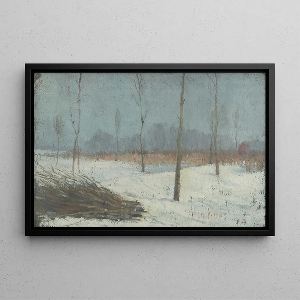 Winter Painting - John Thain — framed artwork on a wall