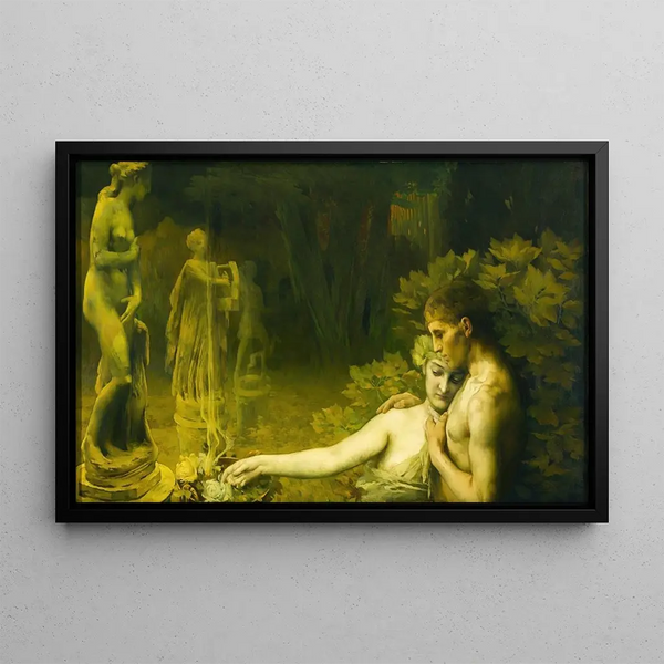 Golden Age Painting - János Vaszary — framed artwork on a wall