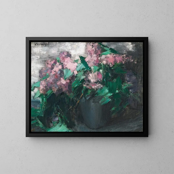 Lilas - János Vaszary — framed artwork on a wall