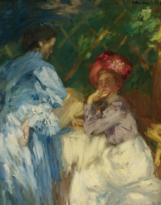 Jnos Vaszary - Women in the park.webp
