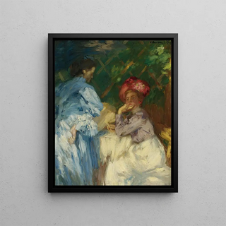 Jnos Vaszary - Women in the park.webp