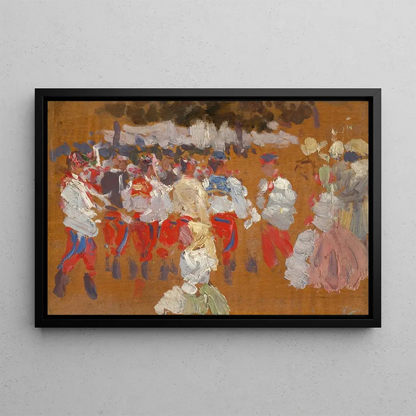 Sketch - Joža Uprka — framed artwork on a wall