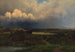 Landscape painting with stormy sky - Joachim Frich — artwork view