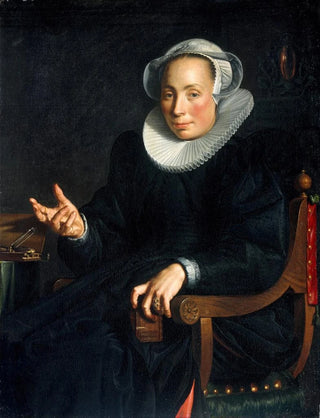 Joachim Wtewael - Portrait Of Christina Wtewael Van Halen.webp