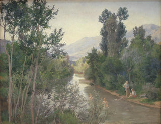 Afternoon by the River Liri - Joakim Skovgaard — artwork view