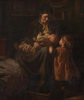 Joakim Skovgaard - Kunstnerens hustru med to brn.webp