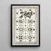 Study of a Pompeian floor - Joakim Skovgaard — framed artwork on a wall
