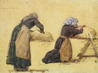 Two women cutting hair study - Joakim Skovgaard — artwork view
