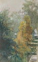 View of Trees and Buildings - Joan Berg — artwork view