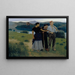 Return from the field - Joan Llimona — framed artwork on a wall
