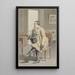 Portrait of Pieter Bzn Barbiers - Joannes Pieter Visser Bender — framed artwork on a wall