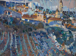Village en terrasses - Joaquín Mir Trinxet — artwork view