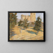 The orchard of the rectors - Joaquín Mir Trinxet — framed artwork on a wall