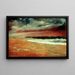 Fin d'après-midi au bord de la mer, La Vague Rouge - Joaquín Clausell — framed artwork on a wall