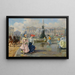 La Place de la Concorde - Joaquín Pallares Allustante — framed artwork on a wall