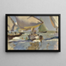 Boats on the Shore - Joaquín Sorolla — framed artwork on a wall