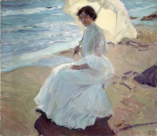 Clotilde sur la plage - Joaquín Sorolla — artwork view