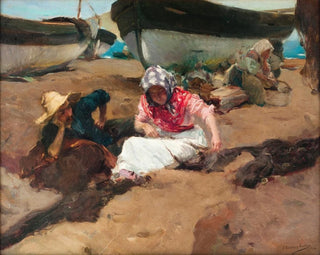 Composer le réseau - Joaquín Sorolla — artwork view