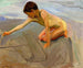 Sand Drawing Painting - Joaquín Sorolla — artwork view