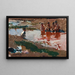 Dans la rivière - Joaquín Sorolla — framed artwork on a wall
