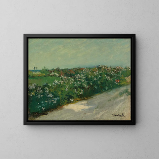 Beach of La Malvarrosa - Joaquín Sorolla — framed artwork on a wall